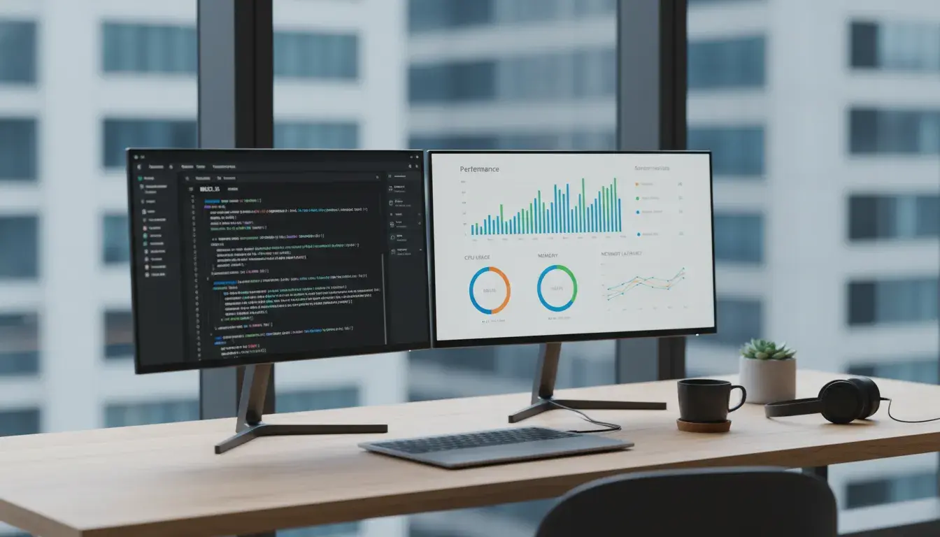 Side-by-side comparison of Next.js and traditional web frameworks for business applications