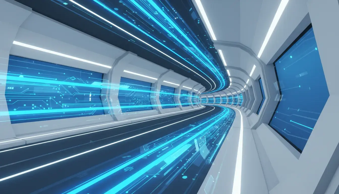 Website speed optimization dashboard showing performance metrics and load time improvements