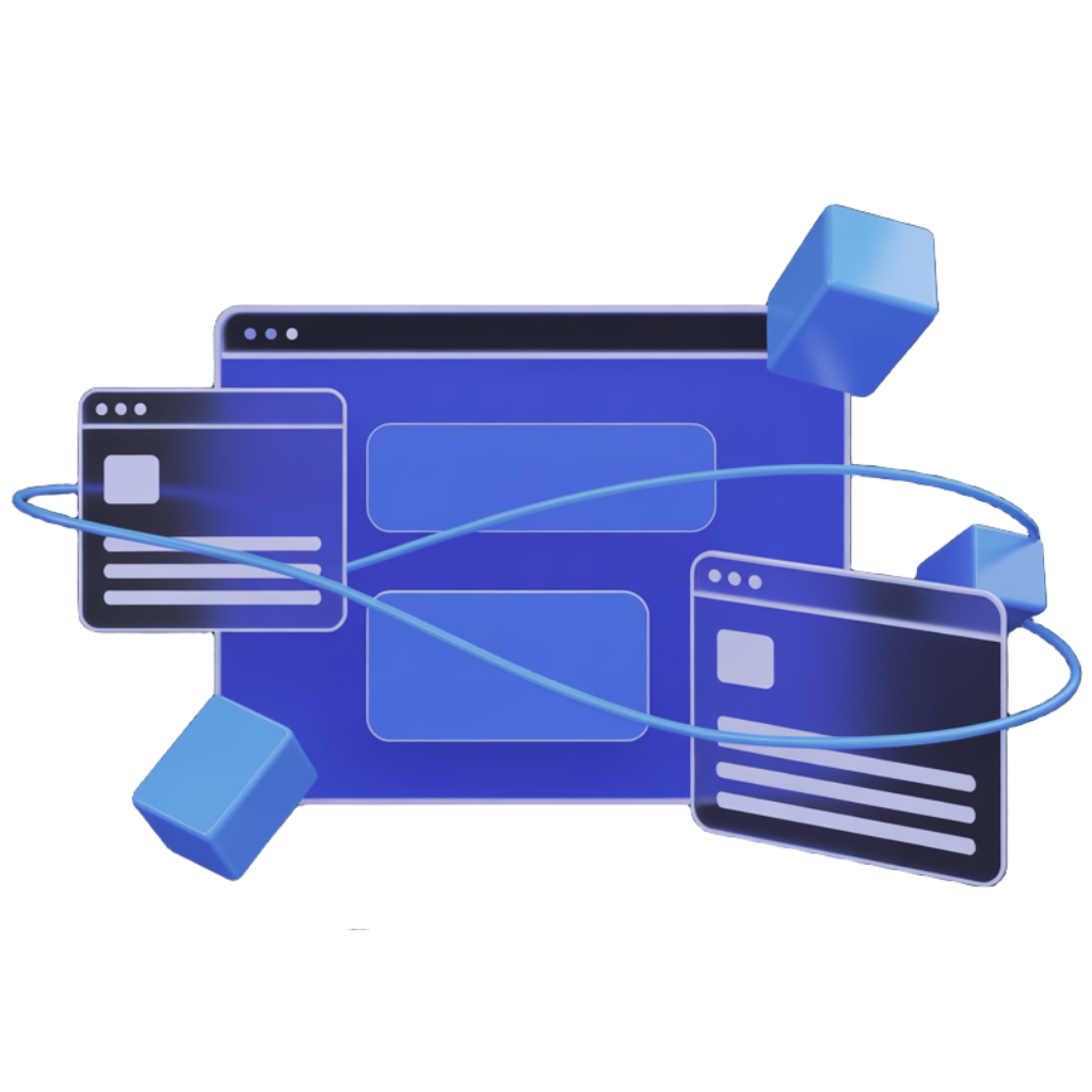 Modern web development illustration